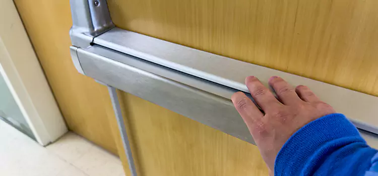 Installing a Push Bar on a Door Westport